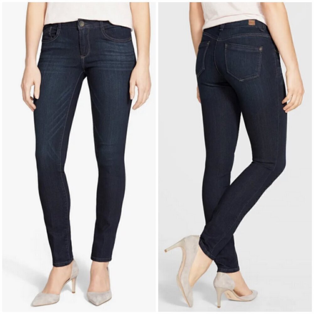 💕WIT & WISDOM💕 Jeggings ~ Dark Navy Blue 12 NWT